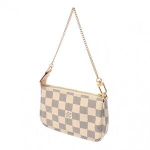 Louis Vuitton Accessoires White Pochette Azur Damier Accessory Pouch